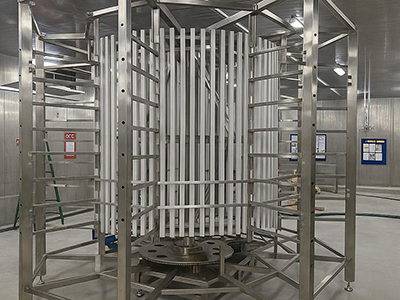 Проект спирального опускного конвейера для компании Top Fresh, Малайзия