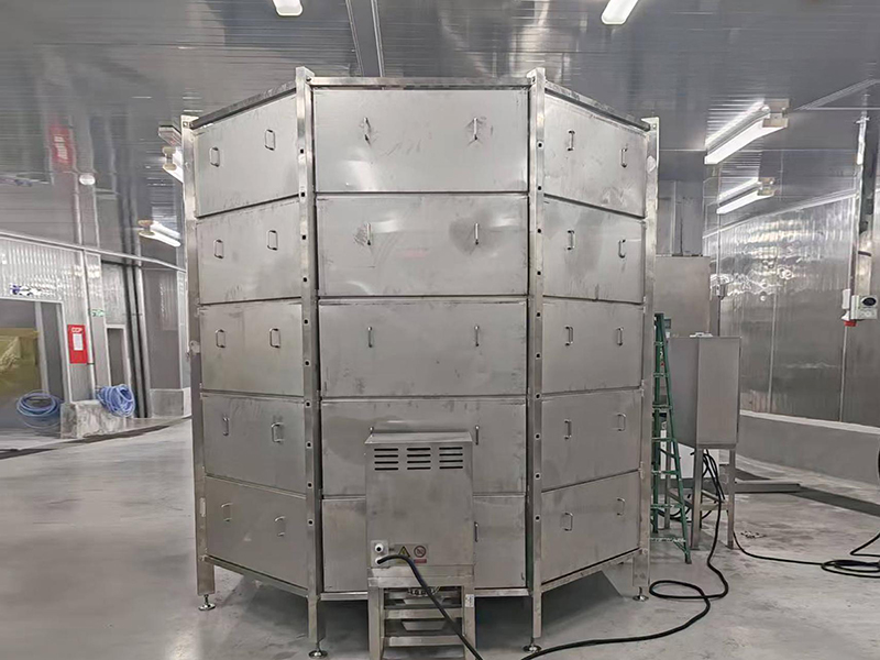 Проект спирального опускного конвейера для компании Top Fresh, Малайзия